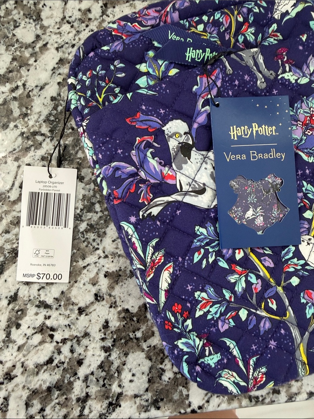 Vera Bradley Harry Potter laptop case NWT - Picture 2 of 5